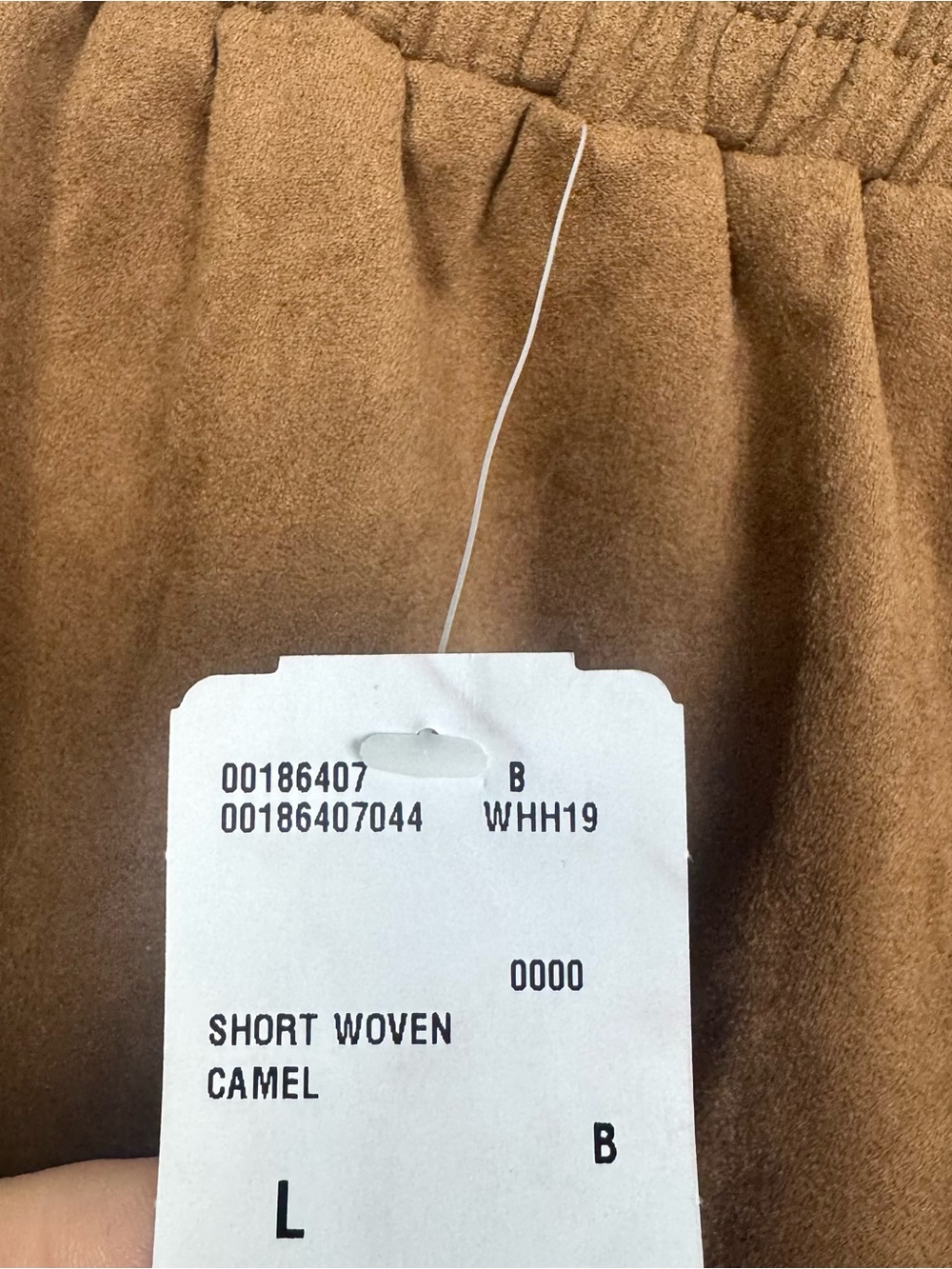FOREVER 21 | NEW Vegan Suede Elastic-Waist Shorts in Brown Women’s Size Large - Picture 8 of 8